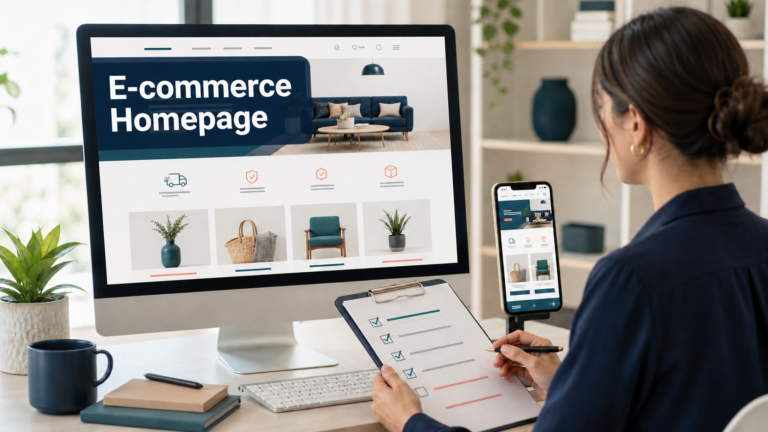 E-commerce Homepage Checklist for More Sales