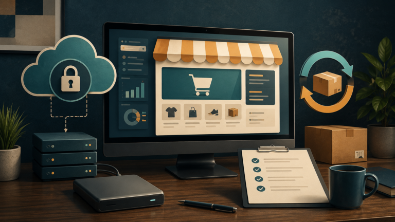 E-commerce store backup and recovery plan